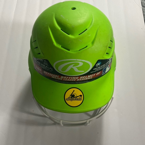 Rawlings Other Green Batting Helmet Poshmark